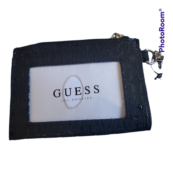 Guess Marciano Black Small Quilted Wallet w/ Card Holder - Picture 6 of 8